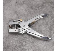 Hztyyier Punch's Tong's Stopping Table 60# Stahl -Eye Hole Herramienta de Baile para la Nave de Cuero Silver 170 X 75 Mm