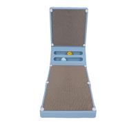 Hztyyier Rascador de Pared para Gatos Desmontable en Forma de L para una Protección Resistente de Muebles, Almohadilla Vertical Grande para Rascar Gatos con Diseño Que Ahorra Espacio, Tabla (Blue)