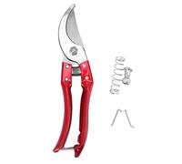 Hztyyier Recortadores de Pezuñas de Cabra, Tijeras de Corte de Pezuñas de Cabra de Acero Inoxidable, Cortaúñas para Ovejas, Cerdos, Cortadoras de Trotones de Vaca (Rojo)