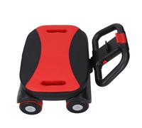 Hztyyier Rueda de Rodillo Abdominal con Soporte para, Asas Dobles Plegables para Entrenamiento de Cuerpo Completo, Capacidad de hasta 1300 Libras, para Hombres y Mujeres (negro rojo)