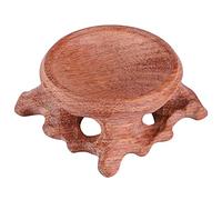 Hztyyier Soportes de bola de cristal Soportes de exhibición de madera de la bola de la plataforma del huevo para la decoración casera Regalos de escritorio de la oficina bolas de adivinacion soporte