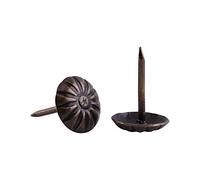 Hztyyier Tachuelas de uñas de tapicería Antiguas de 100 Piezas, Pasador de Tachuela para Muebles tapizados, Tablero de Corcho o proyectos de Bricolaje(#7)
