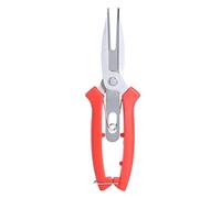 Hztyyier Tijeras de Podar, Adelgazamiento de Flores y Frutas, Tijeras Agrícolas, Herramientas de Jardinería, Podadora de Doble Boca para Peral, Fruta, Acero Inoxidable