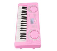 Hztyyier Toy de Piano para Niños 37 Llaves Mejora la Coordinación de la Mano de la Mano Instrumento de Música Educativa Material de Plástico para Niños (PINK)