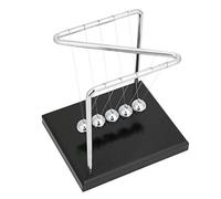 Hztyyier Z Tipo Newton's Cradle Balance Balls Home Office Decorativo Swinging Bolas magnéticas Pendulum Balls Steel Ball Desk Toy