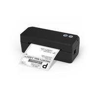 HZTZ - Impresora térmica de etiquetas de envío Bluetooth 4x6, fabricante de etiquetas de envío inalámbrico para Amazon FBA, Ebay, Shopify, USPS, FedEx | Compatible con Windows/Mac/Android/iOS (negro)