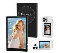 hzuisst Monitor Selfie para Vlog, Pantalla Selfie 1080P para iPhone y Android, Sincronización Inalámbrica de Cámara Trasera con Soporte Magnético para Vlogs, Transmisiones en Vivo y TikTok