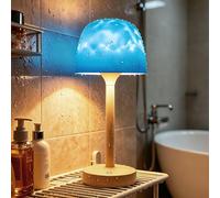 hzuisst Proyector Estrellas para Dormitorio, 3 in 1 Lampara Aurora Boreal, Proyector Estrellas con Lámpara de Mesa,16 Color Efectos Luz Proyector Galaxy, Lampara Proyector para Niños y Adultos