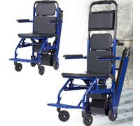 HZWJD Elevadores Eléctricos Para Escaleras,Salvaescaleras Para Personas Mayores,Salvaescaleras Portátil,Silla De Ruedas Para Subir Escaleras Con Orugas,Batería De Litio De 13 Ah A