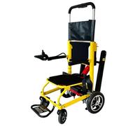 HZWJD Elevadores Eléctricos para Escaleras,Sillas De Ruedas Eléctricas,Silla De Ruedas Eléctrica Plegable para Subir Escaleras,Equipada con Batería De Litio, Capacidad De Carga 159 Kg Yellow