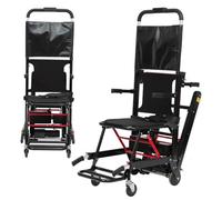 HZWJD Salvaescaleras,Scooter De Movilidad Plegable,Movilidad De Escaleras,Elevador De Escaleras Portátil,Silla De Ruedas Para Subir Escaleras,Para Pacientes Ancianos Discapacitados Black