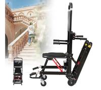 HZWJD - Silla de escaleras sin esfuerzo, elevadores de escaleras para ancianos, scooter de movilidad plegable, silla de ruedas para subir escaleras, andador con ruedas, para pacientes mayores A