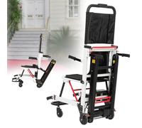 HZWJD Silla de ruedas escalera,Silla elevadora para ancianos,Salvavidas eléctricas,Scootmóvil plegable,Escaladora de escalera de oruga eléctrica,24V13ah A