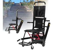 HZWJD Silla Salvador Ancianos,Sillas De Ruedas Escaleras Eléctricas,Salvavidas Para Ancianos,Escaleras Salvadores,Silla De Ruedas Escaleras,Equipo Médico De Ayuda Movilidad Negro