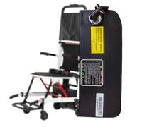 HZWJD Silla Salvaescaleras Eléctrica,Sube Escaleras Eléctrico con Orugas (Batería Incluida) 110 * 58 * 33CM