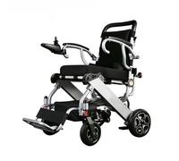 HZWJD Sillas De Ruedas Todoterreno,Sillas De Ruedas Eléctricas,Sillas De Ruedas Eléctricas Plegables,Sillas De Ruedas Motorizadas Portátiles para Adultos,Capacidad De 120 Kg 6.6Ah