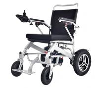 HZWJD Sillas Motorizadas para Personas Mayores,Silla Eléctrica Portátil,Silla De Ruedas Eléctrica,Dos Modos De Carga,Incluye Batería Extraíble,Fácil De Transportar Y Almacenar Silver 6.6A