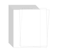 HZXINYI 50 Hojas de Calco A4 21cmx29.7bm Papel de Seda Blanco Translúcido para Fotocopiar, Imprimir, Caligrafía, Scrapbooking, Dibujo de Patrones, Pintura y Diseño Arquitectónico
