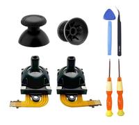 Hzxkqmil Módulo de Joystick Analógico para PlayStation Portal Remote Player | Joysticks de Repuesto Izquierdo/Derecho + 2 Agarre de los Pulgares Accesorios con Kit de Reparación para PS Portal Consola