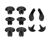 Hzxkqmil Thumbsticks de Metal para PS5 Edge Controller, 6 Joystick Palancas Analógicas 4 Palas Traseras Botones de Disparo Accesorios de Repuesto para PS5 Edge Mando, Negro
