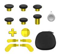 Hzxkqmil Thumbsticks de Repuesto para Xbox Elite Series 2 Mando Inalámbrico, 13 en 1 Palillos de Metal Joysticks Paletas Magnéticas D-Pads Kit de Accesorios con Herramienta, Rojo