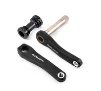 HZXQCVB 110/127/140/150/155/160mm Bielas para Bicicleta GXP Aleación De Aluminio Hollow Integrated Brazo Izquierdo Y Derecho Juegos De Bielas Plegables para Bicicletas(155mm w/BB)