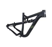HZXQCVB Cuadro De Suspensión BTT 27.5er 29er Cuadro para Bicicleta De Descenso 15''/17''/19'' Freno De Disco Eje Pasante Boost 12x148mm con Amortiguadores Traseros(Black,M)