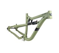 HZXQCVB Cuadro De Suspensión BTT 27.5er 29er Cuadro para Bicicleta De Descenso 15''/17''/19'' Freno De Disco Eje Pasante Boost 12x148mm con Amortiguadores Traseros(Green,L)