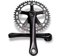 HZXQCVB Juego De Bielas para Bicicleta De Carretera Aleación De Aluminio 130 BCD Agujero Cuadrado Platos Y Bielas Plegable con Plato Simple 42T/44T 165mm Brazo Izquierdo Y Derecho(44T)