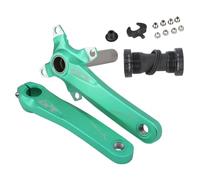 HZXQCVB Platos Y Bielas MTB Juego De Bielas Integradas Huecas De 170mm 104 Aleación De Aluminio Manivela Izquierda Derecha para Bicicleta De Montaña(Green)