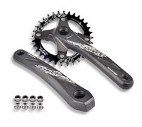HZXQCVB Platos Y Bielas para Bicicleta De Montaña Cono Cuadrado 170/175mm Brazo 104/64 32T/34T/36T/38T/40T/42T Plato Monoplato Aleación De Aluminio Juego De Bielas para 10/11S(175mm,32T)