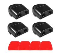 Hzyclzh 4 Piezas Alarma de Advertencia de Animales, Silbato de Alerta de Animales, Dispositivos de Silbato de Advertencia, con Cintas Adhesivas de 4 Piezas, para Coches, Camiones y Motos