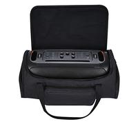 Hzycwgone Caso Bolso Tote para JBL PartyBox On-The-Go Altavoz de Fiesta, Bandolera Resistente PartyBox On-The-Go, Bolsillos de Almacenamiento adicionales para micrófonos, Accesorios (Negro)