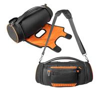 Hzycwgone Estuche de Transporte Funda de Viaje Portátil Accesorios con Correa para JBL Boombox 2/Boombox 3/Boombox 3 WiFi Altavoz Bluetooth,Bolsa Adicional para Cargador,Negro