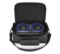 Hzycwgone Funda Bolsa Estuche para W-King T9-2 80W Altavoz Portatil Potente | Bolso de Hombro Resistente con Bolsillo Almacenamiento para T9-2 Micrófono y Accesorios, Negro, para Exterior y Viaje