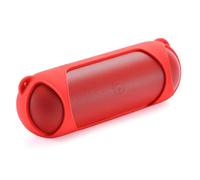 Hzycwgone Funda de Silicona para Beats Pill Altavoz Bluetooth inalámbrico,Estuche Protectora Transporte Viaje Bolsa con Correa Hombro para Beats Pill Altavoz portátil,Rojo