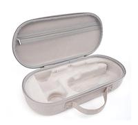 Hzycwgone Funda de Transporte Compatible con Dyson Supersonic Travel Secador de Pelo, Estuche Bolsa Protectora Portátil Dura de Viaje para Dyson Supersonic Travel HD19 Accesorios, Beige