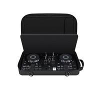 Hzycwgone Funda Mesa Mochila Maleta para Pioneer DDJ-FLX2/DDJ-200/WeGO4-K | Controlador DJ Estuche Transporte Bolsa Hombro Viaje para AlphaTheta FLX2, para Hercules Inpulse 200 MK2/Inpulse 200, Negro