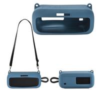 Hzycwgone Funda para Bose Novedad SoundLink Plus Altavoz Bluetooth portátil,Bolsa de Silicona Protectora Estuche Case Accesorios con Correa de Viaje para Bose Novedad SoundLink Plus(Azul Funda)