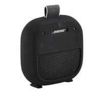 Hzycwgone Funda para Bose SoundLink Micro (2.ª generación) Altavoz Bluetooth portátil,Bolsa de Silicona Protectora Viaje para Bose SoundLink Micro 2nd con Mosquetón Estuche Case Accesorios,Negro