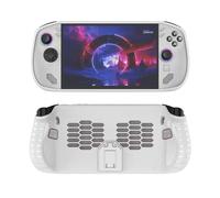 Hzycwgone Funda para Lenovo Legion Go S(2025),Agarre TPU Estuche Protectora para Lenovo Legion Go S 8ARP1 Consola Portátil Gaming,Bolso Cover Trasera Blanda con Soporte para Legion Go S 2025,Blanco