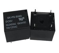 HZZGMANCAJ 1pc SK-PS-S06D 6V Relay 5pins