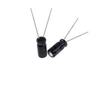 HZZGMANCAJ 50 condensadores electrolíticos de Aluminio radiales de 0,47 uF, 50 V, 0,47 mFD, 50 voltios, 4 x 7 mm, 470 nF, 0,47 MF, 50 V, 0,47 uf, 50 V, 50 V, 0,47 MF, 50 V, 0,47 uf