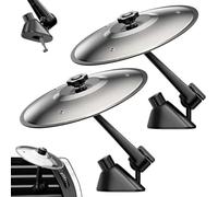 HZZON Car Crash Platillo 2 piezas accidente de coche cymbals tambor cymbals para coche accidente de coche ventilación de aire pélvico accidente automovilístico batería instrumentos musicales adornos