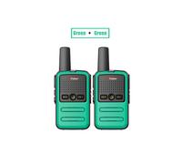 (I-16 Set 10) 2 Mini Regalos para Niños Radio Bidireccional UV5R 888S Plus Transceptor Portátil Original