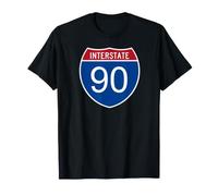 I-90 Interstate Road Trip Travel Souvenir - Interestatal 90 Camiseta