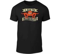 I Aim to Misbehave Men ' s - Serenity Firefly Movie TV Film Inspired tee Round Neck Unisex Tops Men's 100% Cotton Short-Sleeve T-Shirts XXXL