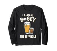 I Always Bogey The 19th Hole Extra Shot Funny Golf Manga Larga