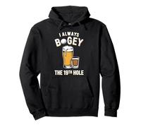 I Always Bogey The 19th Hole Extra Shot Funny Golf Sudadera con Capucha