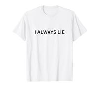 I Always Lie Paradox Logic Funny Brain Teaser Design Camiseta gráfica económica